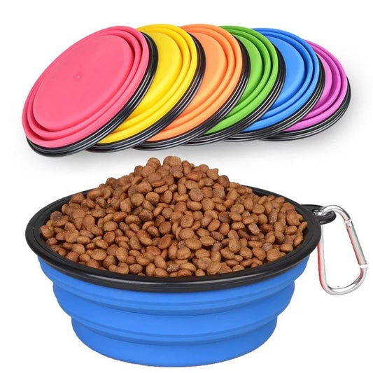 SILICONE TRAVEL PET BOWL