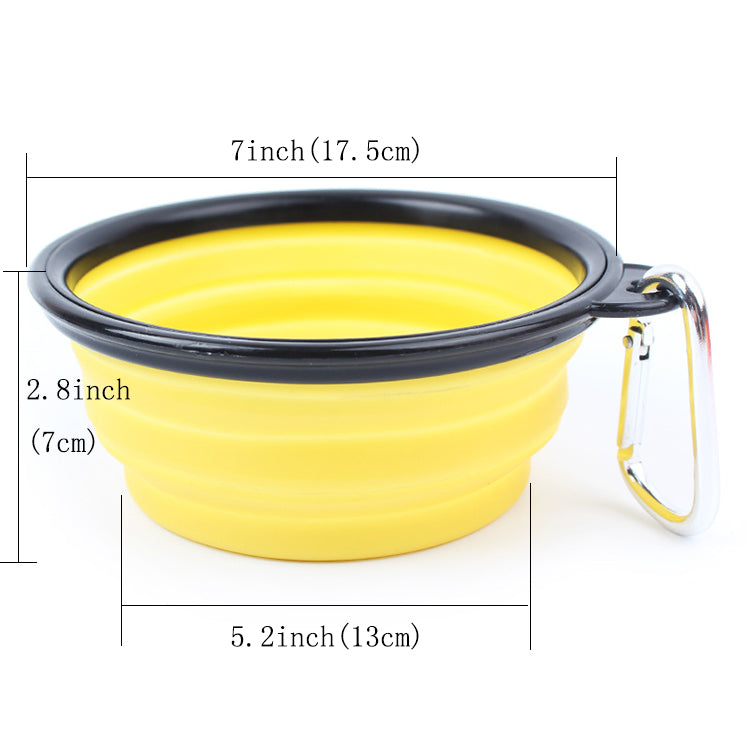 SILICONE TRAVEL PET BOWL